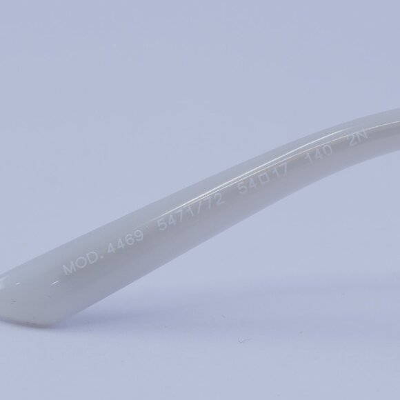 Versace VE4469 547172  Sunglasses White/Gold Oval Frame, Blue Lenses - Picture 9 of 11